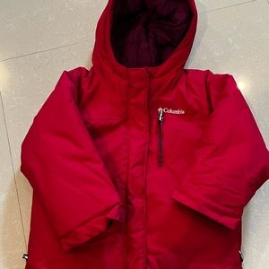 Toddler ski jacket, Columbia.  Very lightly used.